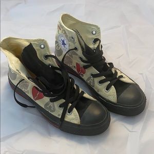 Sailor Jerry converse high top sneakers